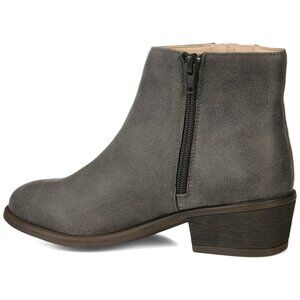 Journee Women’s Jayda Inside-Zip Stacked Heel Booties Size 12 – Brand New